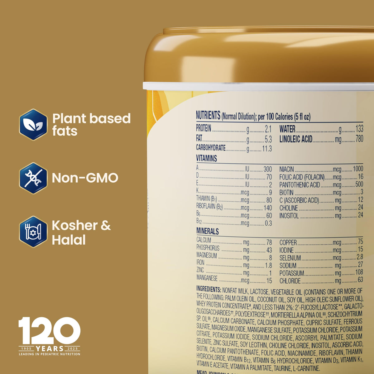Enfamil NeuroPro Baby Formula Brain Building Duo DHA & MFGM, 20.7 Oz, 6 CT