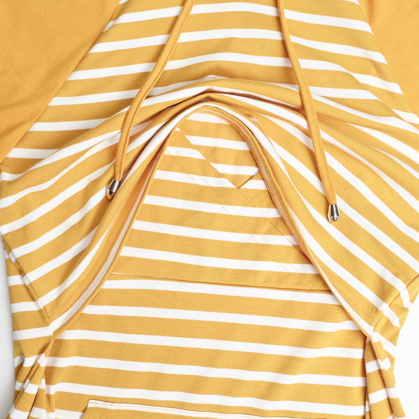 Women's Maternity Nursing Shirts Top Long Sleeves Breastfeeding Maternity Tops Casual Clothes with Kangaroo Pocket