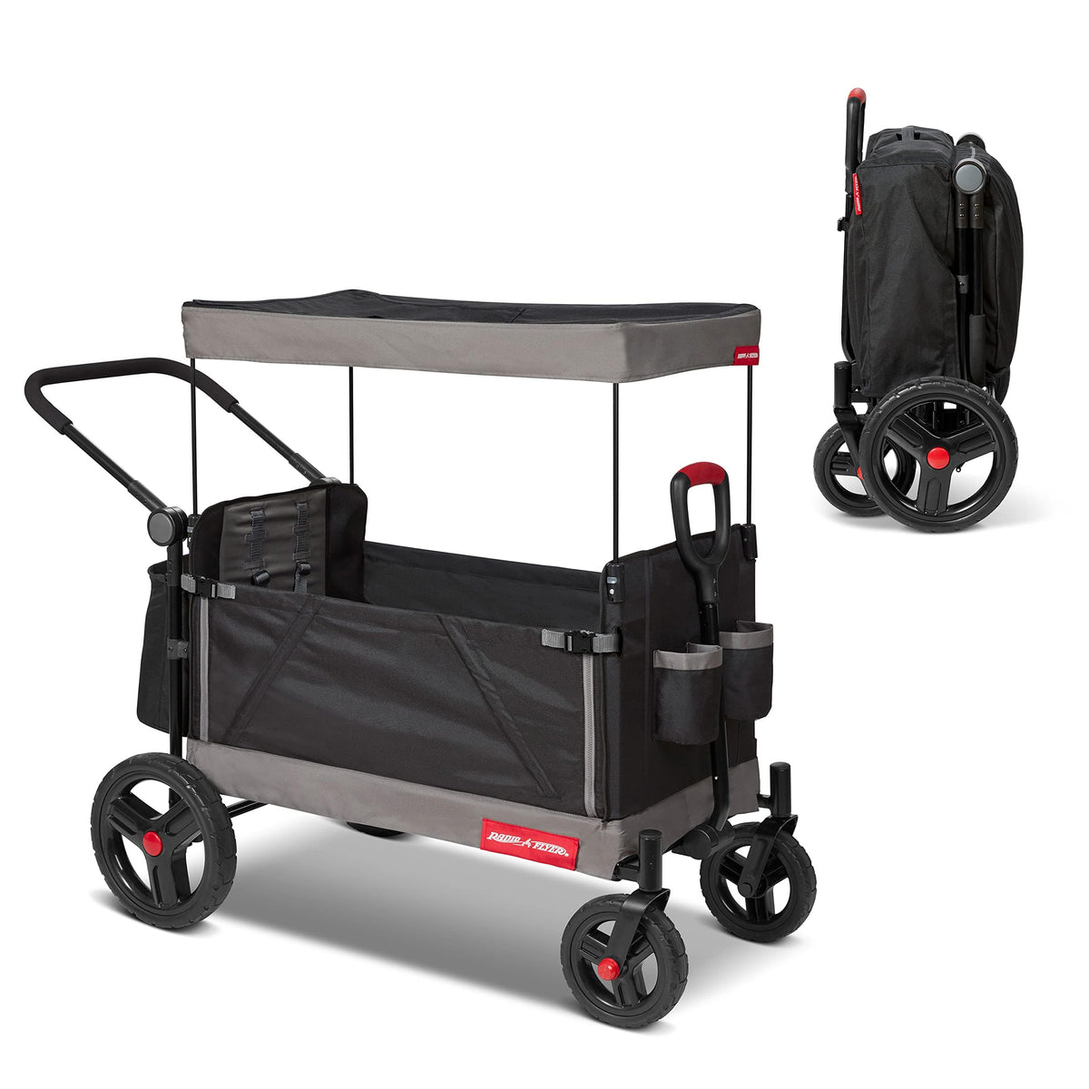 Radio Flyer City Luxe Stroll ’N Wagon, for Ages 1+, Stroller Wagon for Kids