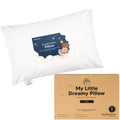 Mini Toddler Pillow with Pillowcase, 9x13 My Dreamy Pillow (Soft White)
