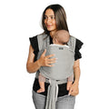 Moby Baby Wrap Carrier Classic for Newborns to Toddlers (8-33lbs), Infant Sling Carrier, Lightweight & Hands Free Design, Adjustable for All Body Types (Prairie Check)