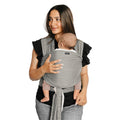 Moby Baby Wrap Carrier Classic for Newborns to Toddlers (8-33lbs), Infant Sling Carrier, Lightweight & Hands Free Design, Adjustable for All Body Types (Prairie Check)