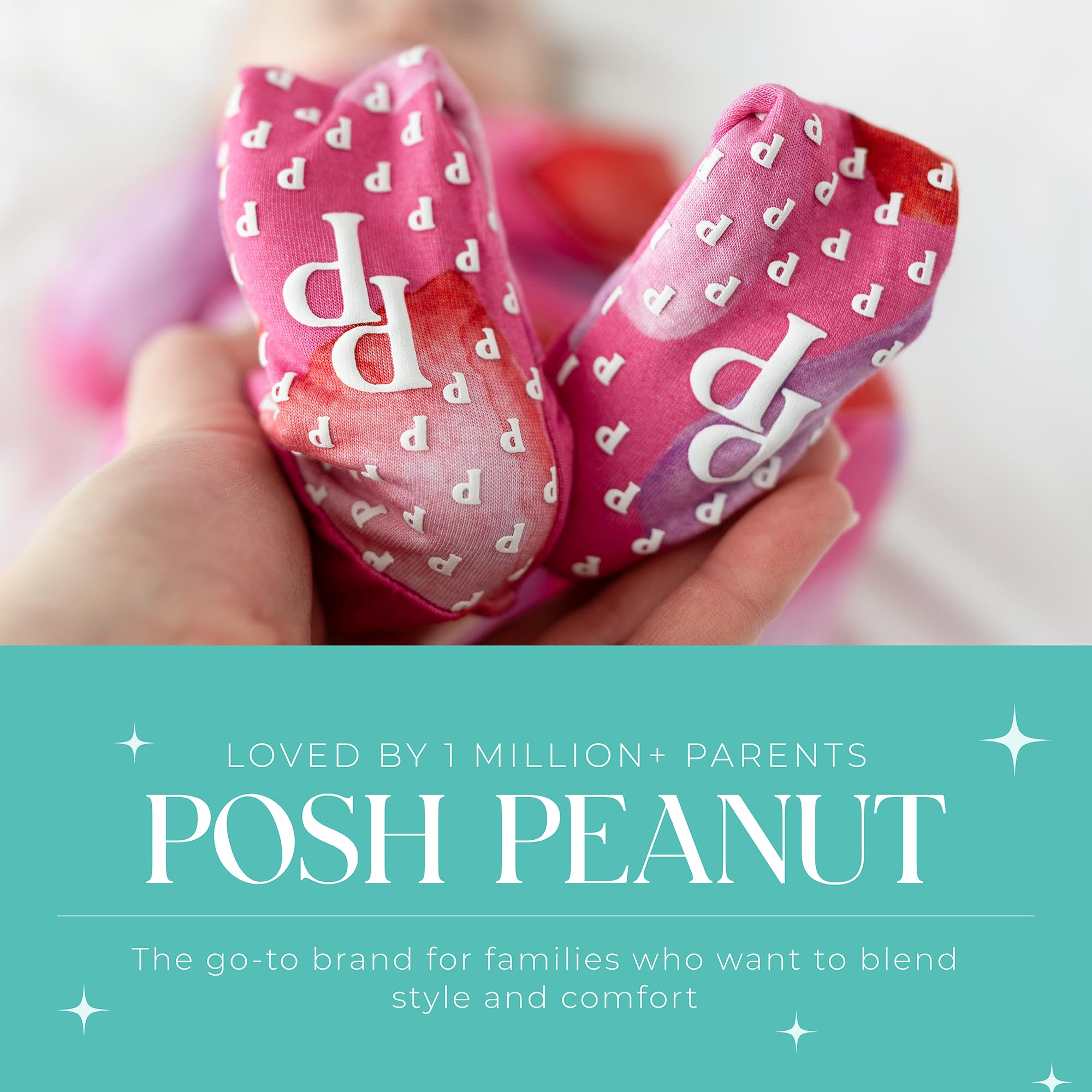 Posh Peanut Girls Convertible Baby Sleepers, Toddlers Footless Pajamas