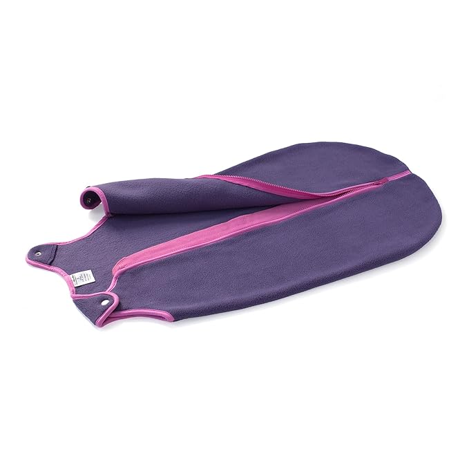 baby deedee Sleep nest Fleece Baby Sleeping Bag, Purple Rain, Large (18-36 Months)