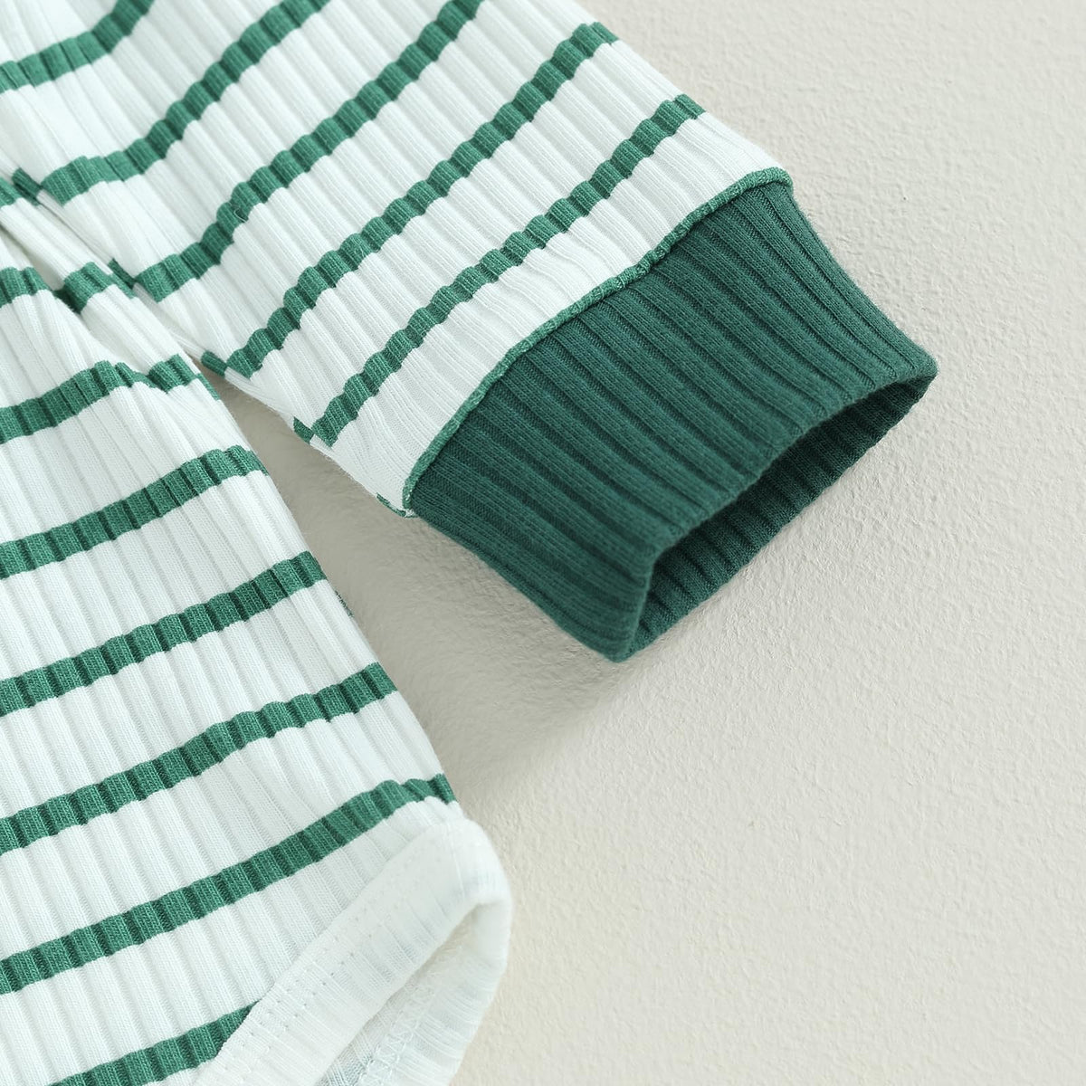 MA&BABY Newborn Baby Boy Clothes Ribbed Knit Long Sleeve Romper Pants Set