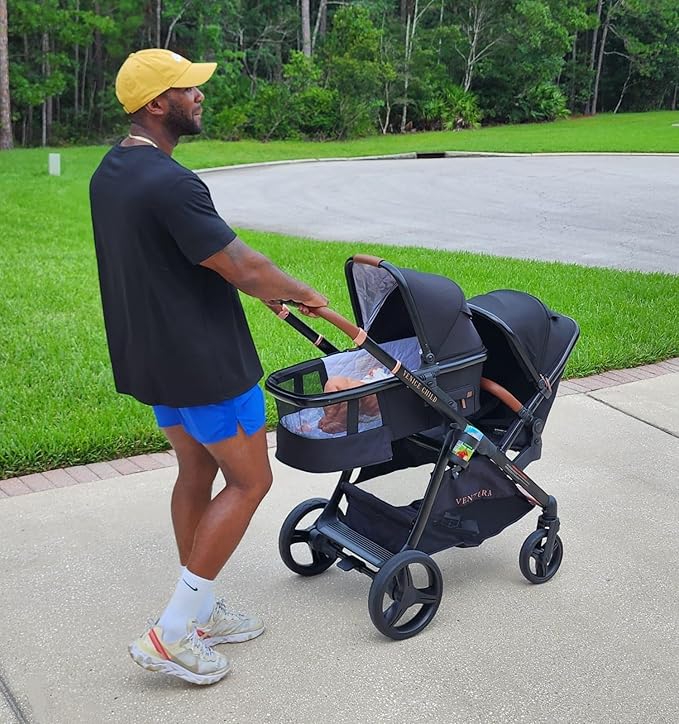 Venice Child Ventura Sit-n-Stand Convertible Stroller & Bassinet (Package # 2)