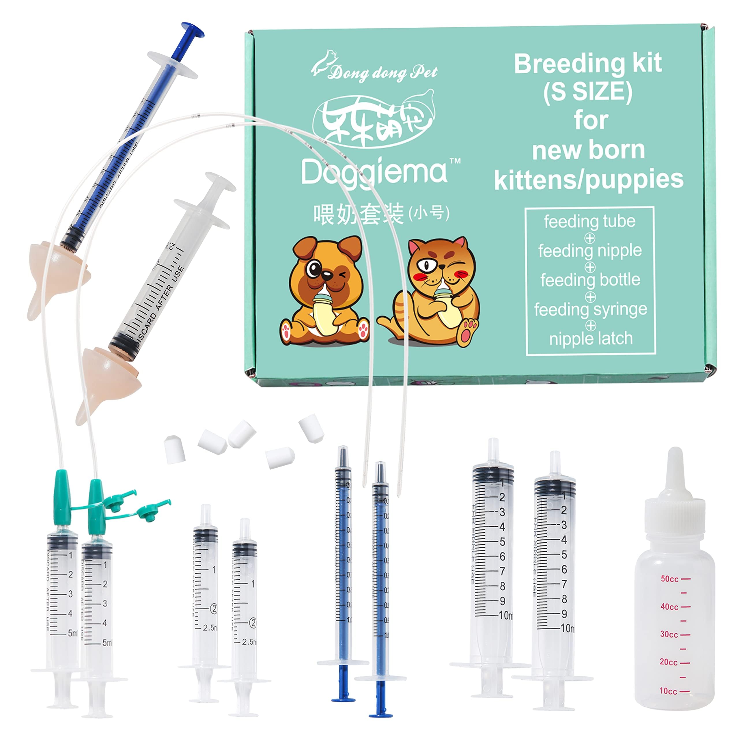 Doggiema Breeding kit for Newborn Puppy/Kitten,Feeding Tube
