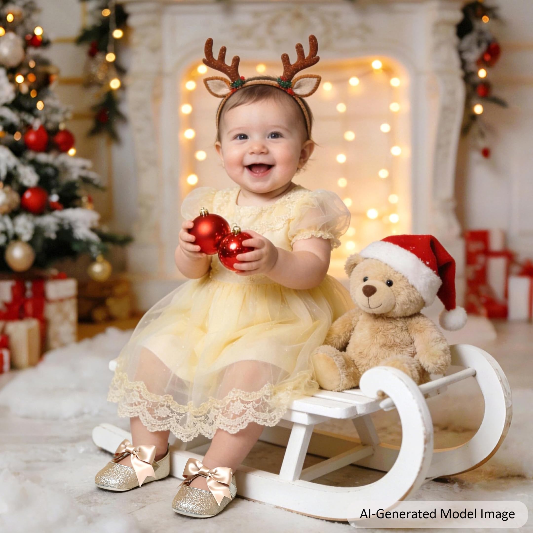 Soft Sole Leather Gold Baby Shoes - Infant Baby Walking Shoes Moccasinss Rubber Sole Crib Shoes(Gold,6-9 Months Infant)