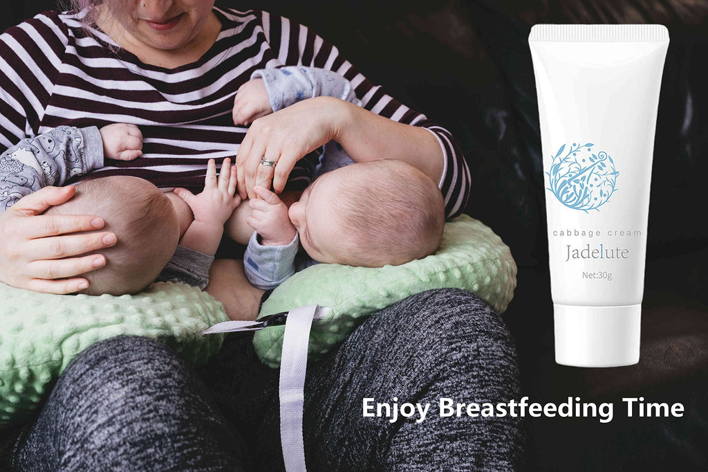 Jadelute Cabbage Cream for Breast Engorgement,Clogged Ducts,Weaning and Mastitis | essentials for Lactation period