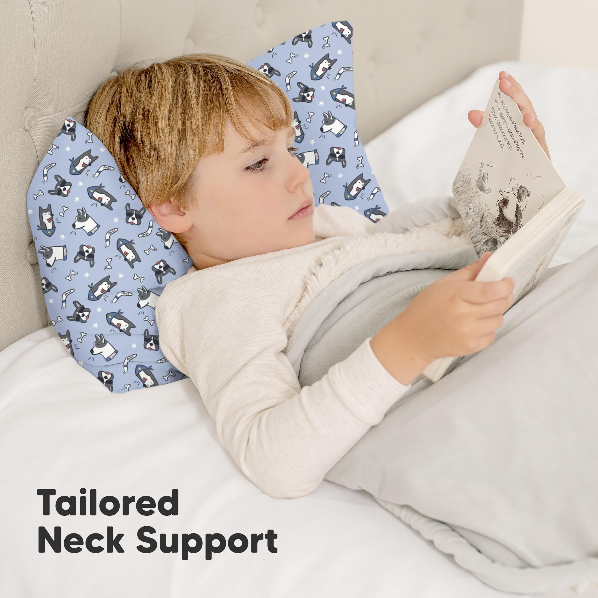 Toddler Pillow with Pillowcase, 13x18 My Little Dreamy Pillow (Pawtrol)