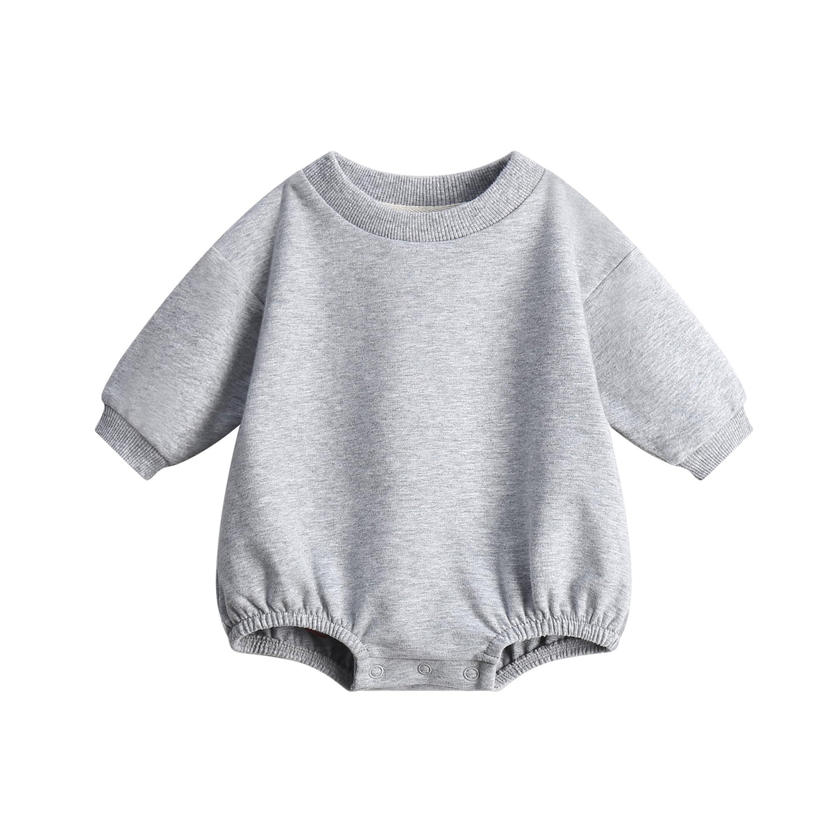 Bafeicao Baby Boy Girl Sweatshirt Romper Bubble Romper,Apricot,3-6M