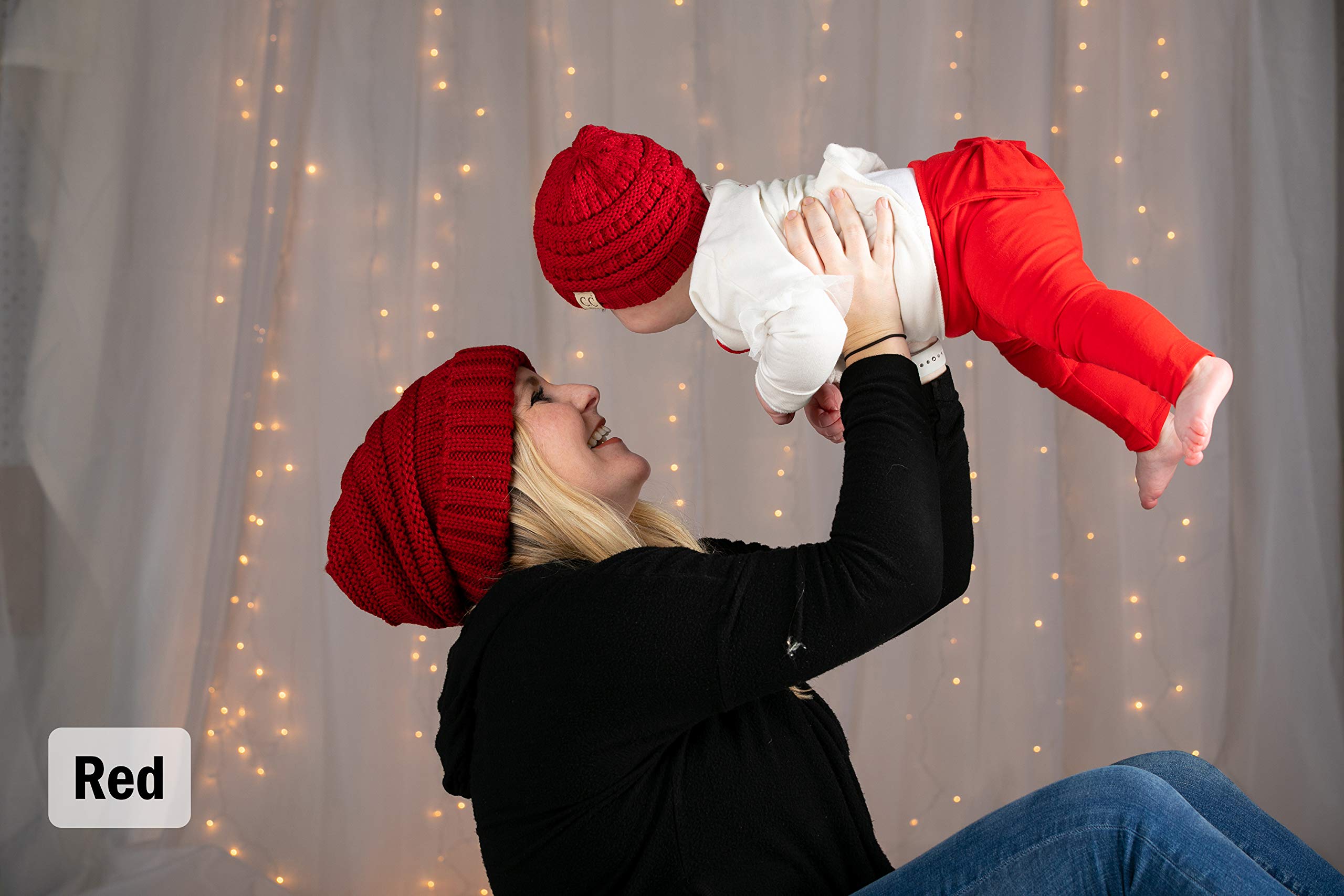 Funky Junque Baby Winter Hat – Cute Newborn Beanie, Infant Girl Hats 0–12 Months, Baby Beanies for Boys & Girls, Cozy Warm Stocking Stuffer Gift: 2 Pack - Black & Heather Grey