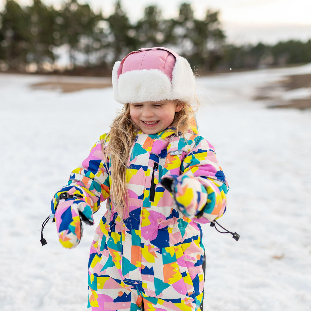 JAN & JUL Toasty-Dry Trapper Hat for Baby and Kids (Dusty Pink, XL)