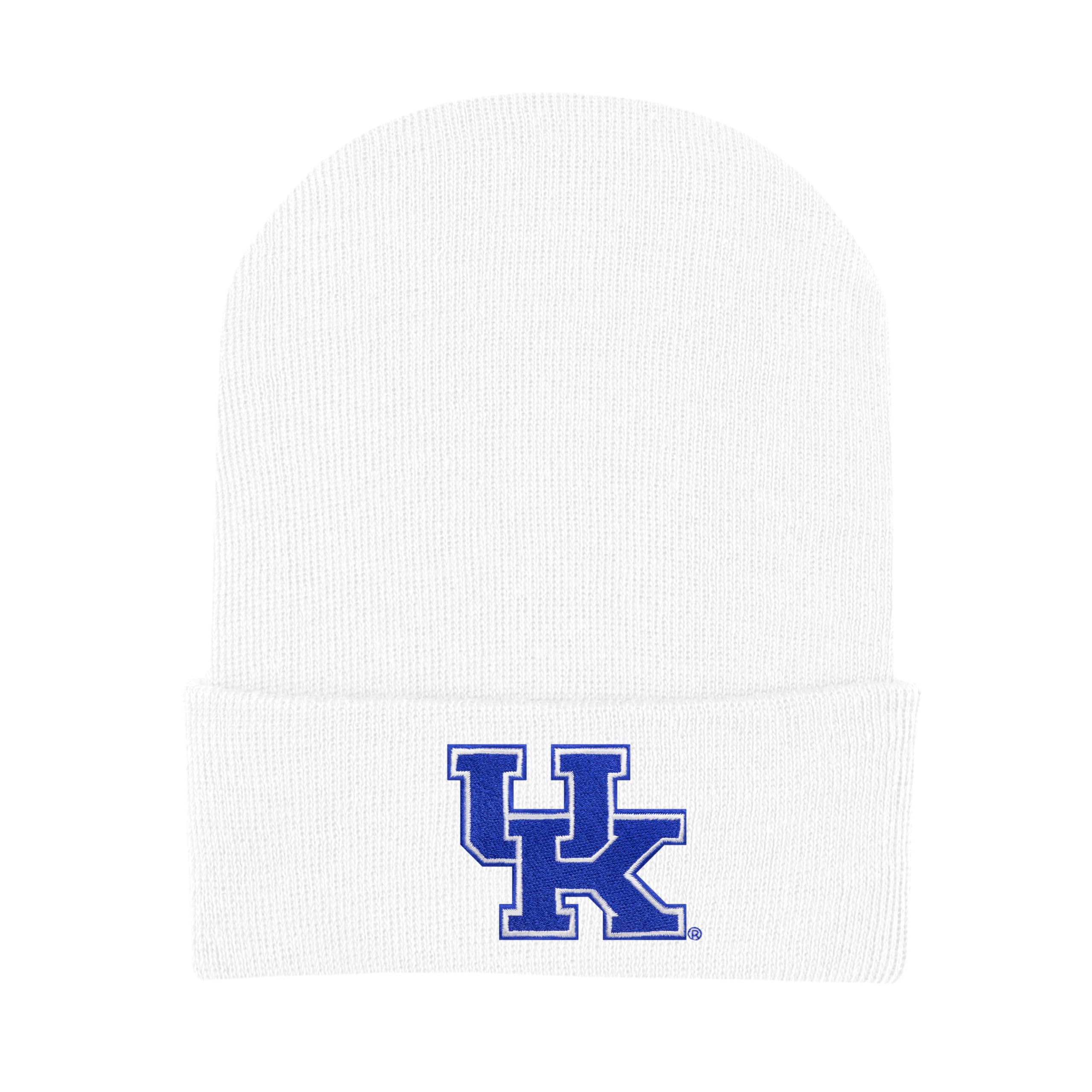 College Baby Infant Knit Cap Kentucky Wildcats Logo - White - Newborn