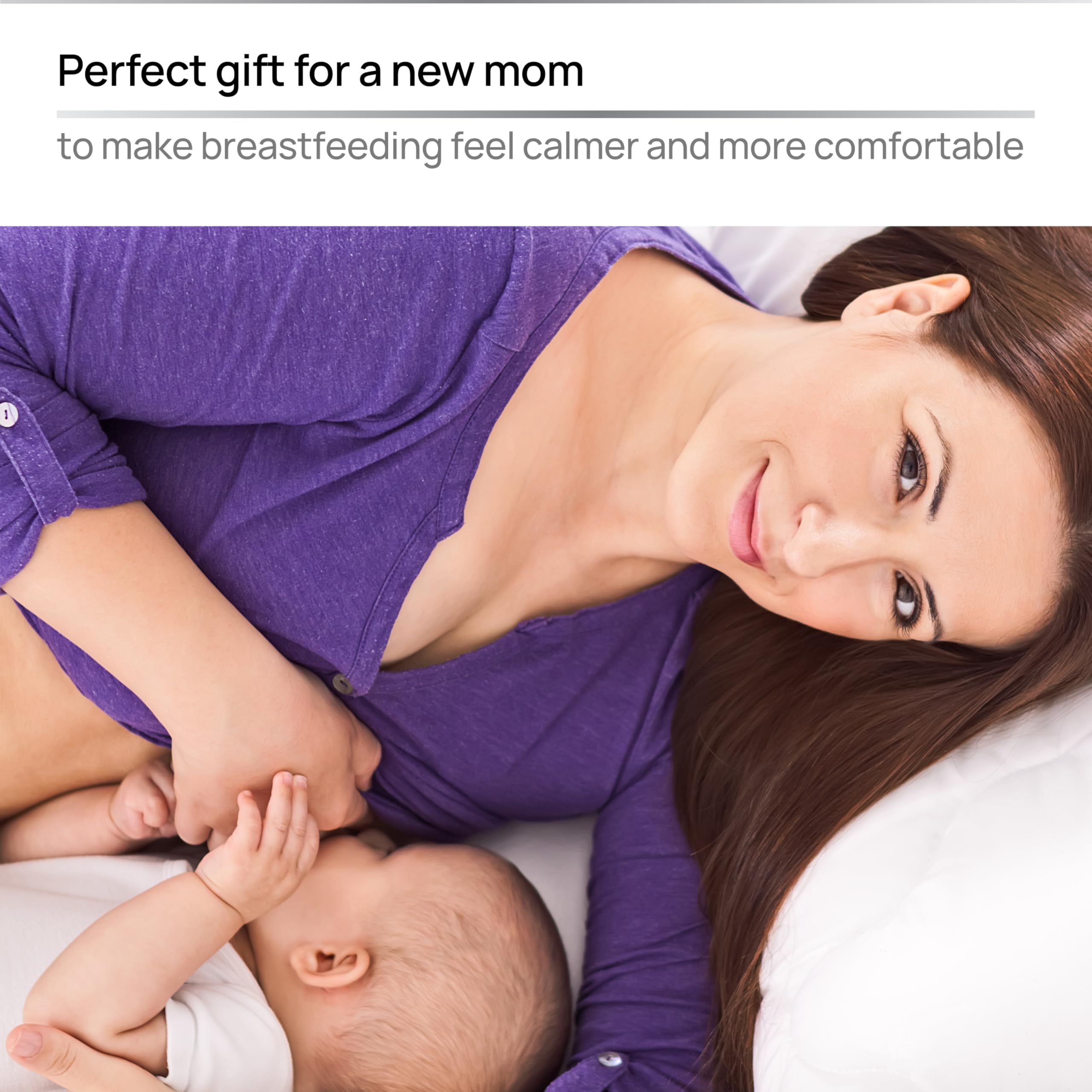 COVERbasics Silver Nipple Shields for Breastfeeding - Nursing Cups (Large)