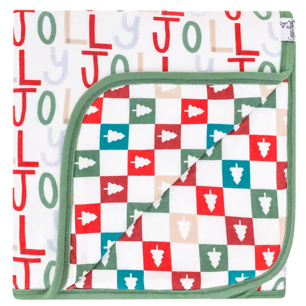 Copper Pearl Jumbo 3-Layer Baby Blanket: Soft Baby Quilts for Boys and Girls | Breathable, Cozy, Toddler Blanket | Baby Quilt for Newborns | 46x46 Premium Polyester/Rayon | Jolly