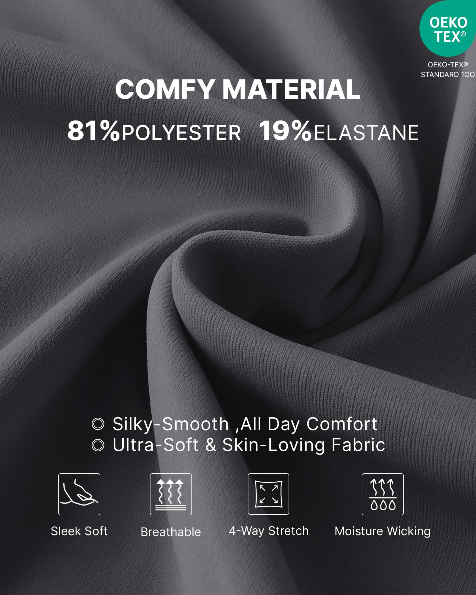G4Free Maternity Sweatpants Pregnancy Pants for Work,Dark Gray,XL,Petite