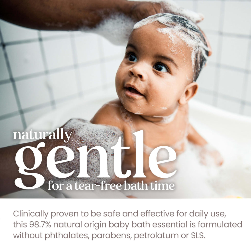 Burt's Bees Baby Shampoo and Baby Wash Refill, Original, Plant-Based Formula, Tear-Free, Pediatrician-Tested, Natural Origin, Gently Cleans Sensitive Skin and Hair, 33.8 Fl Oz