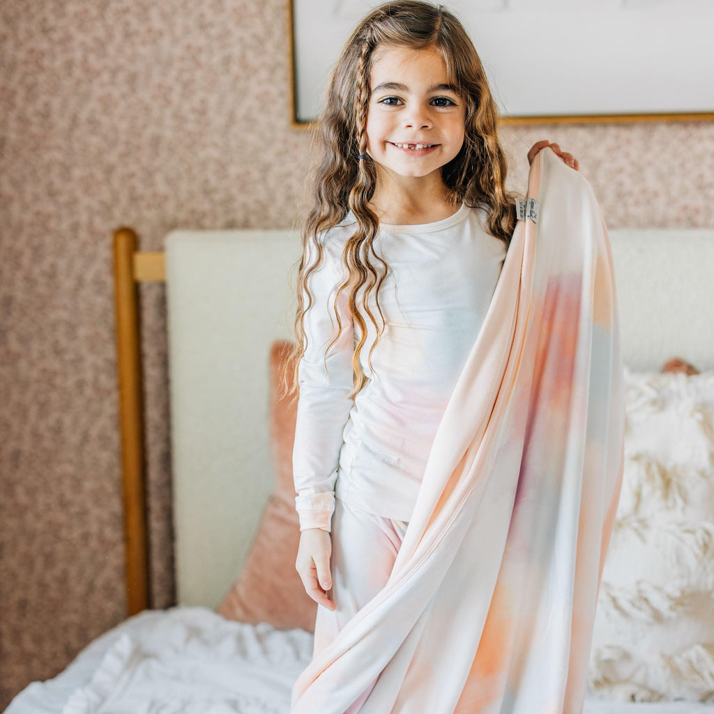 Copper Pearl Jumbo 3-Layer Baby Blanket: Soft Baby Quilts for Boys and Girls | Breathable, Cozy, Toddler Blanket | Baby Quilt for Newborns | 46x46 Premium Polyester/Rayon | Nova