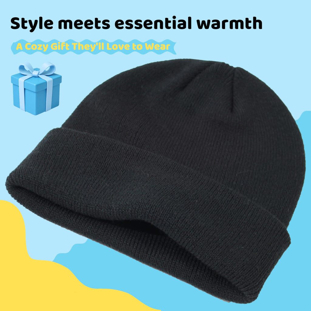 YMYDYFC Baby Beanie 3Pack Toddler Beanie Baby Winter Hats Boy&Girl 0-6Years