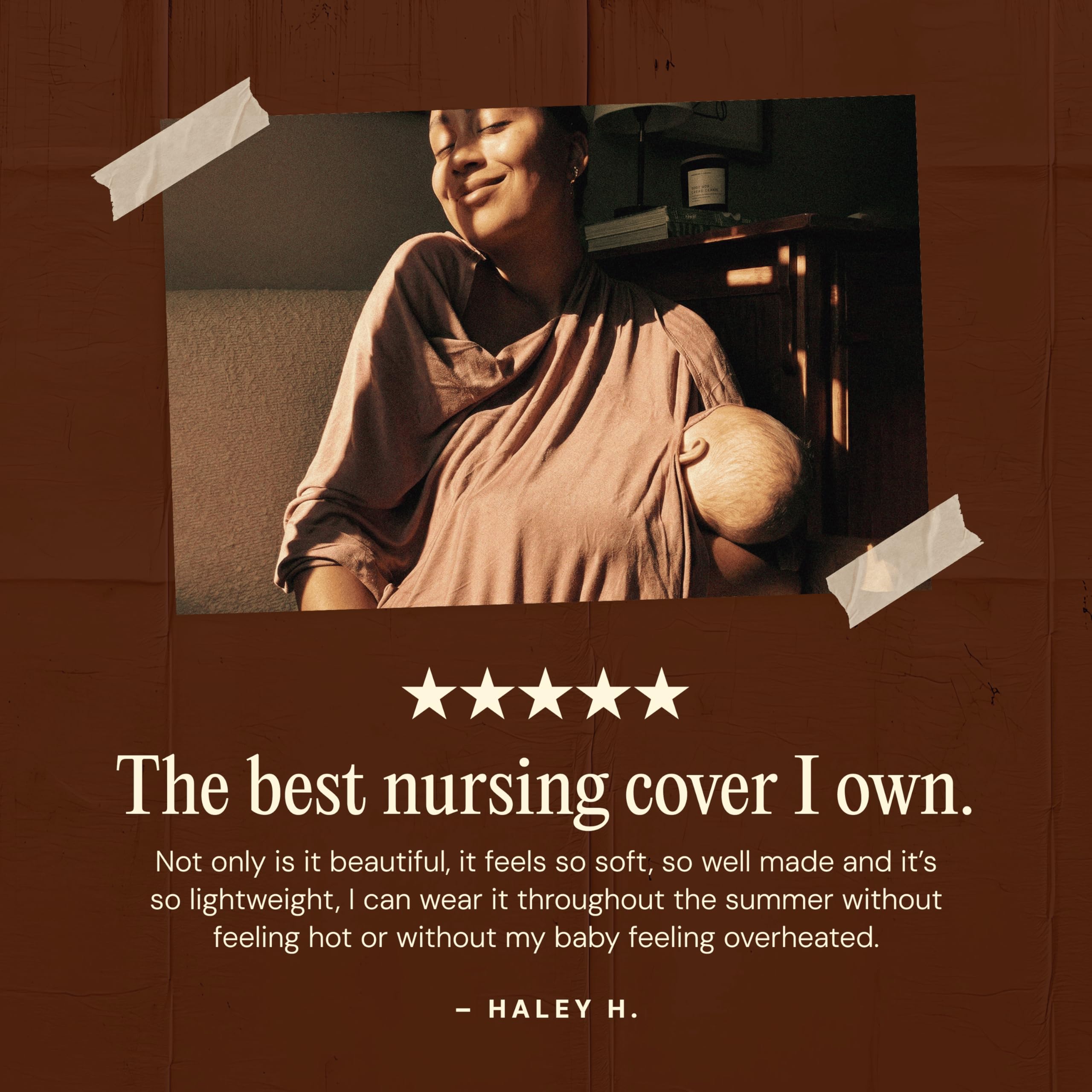 Solly Baby Nursing Cover, Ultra-Breathable, Lightweight Breastfeeding Cover-Up, Buttery-Soft Fabric, Universal Fit, Postpartum Essentials, Newborn Must Haves, Spelt