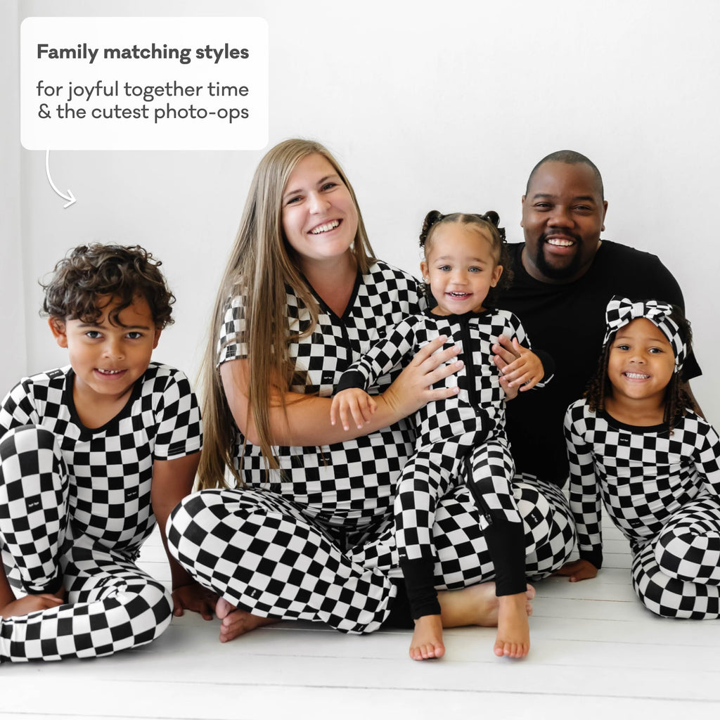 Little Sleepies Pajamas for Baby Boys & Girls, Viscose from Bamboo Baby Pajamas, Snug Sleeper, Toddler PJs, 2-Way Zipper, Cool Checks, 2T