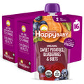 HAPPY BABY Clearly Crafted, Stage 2, Sweet Potato,Blueberry & Beet, 4oz(16)