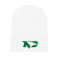 College Baby Knit Cap North Dakota Fighting Hawks Logo - White - Newborn