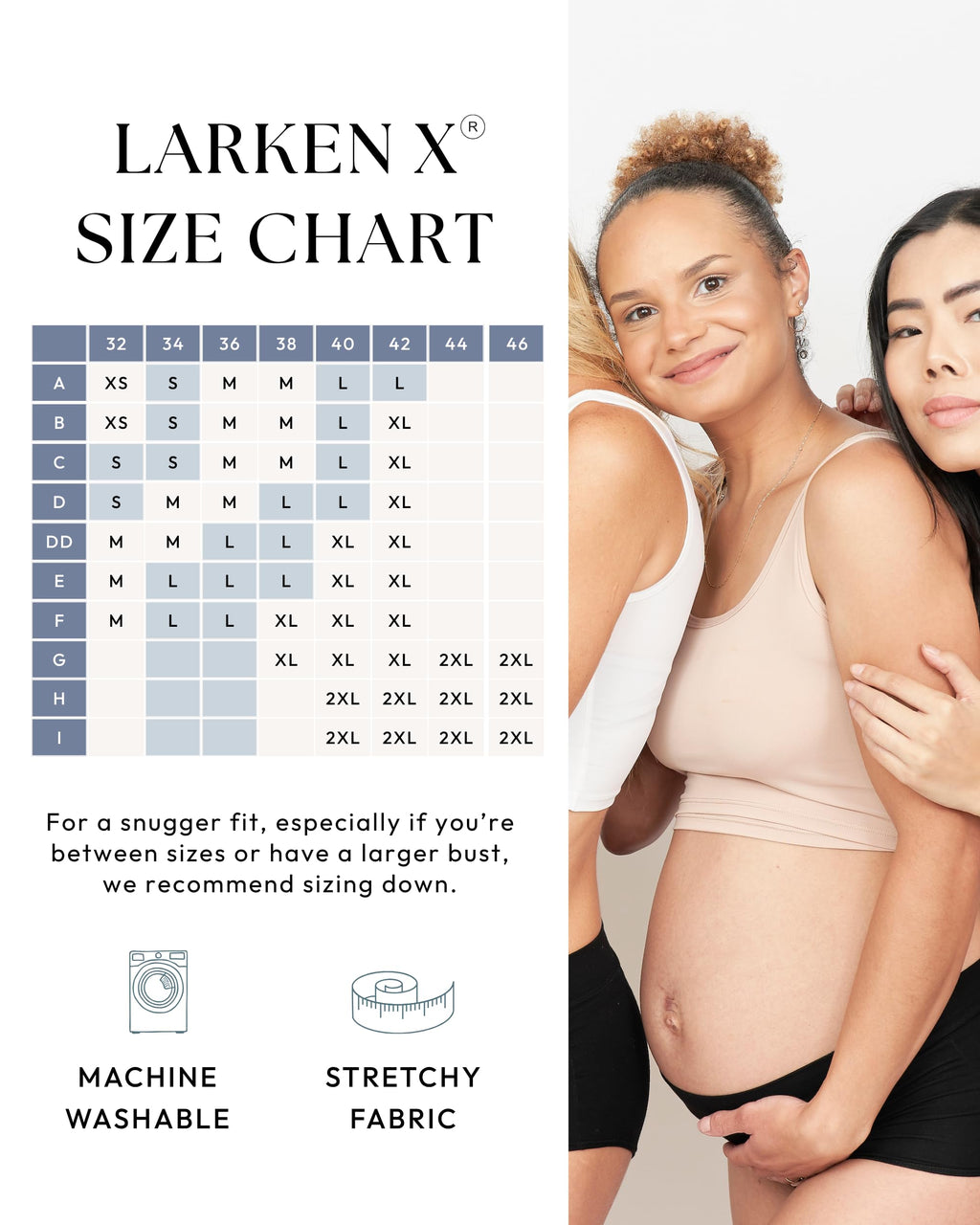 Larken Hands Free Pumping Bra for Breastfeeding | Breast Pump - Maternity Bras for Pregnancy, Pumping & Nursing Bra in One Sand (M)