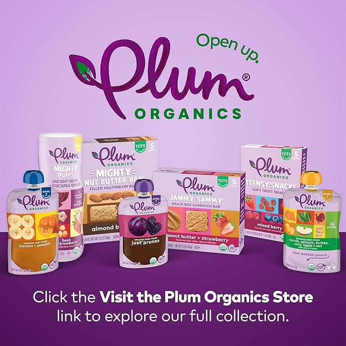 Plum Organics Kale, Strawberry, Banana, Amaranth Oat and Greek Yogurt Baby Food in Pouch, Organic Food Squeeze, Non GMO, 4 Ounce (Pack of 6)