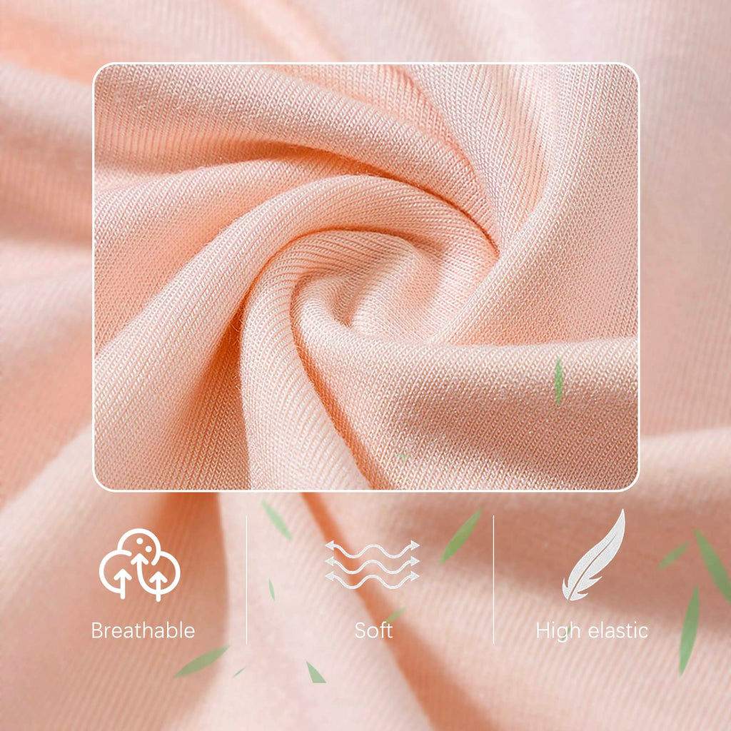 Jimonda Baby Bodysuits Rayon from Bamboo Short Sleeve Baby Boys Girls Rompers Soft Outfits Newborn Clothes (Sakura pollen&Rosered,18-24 Months)
