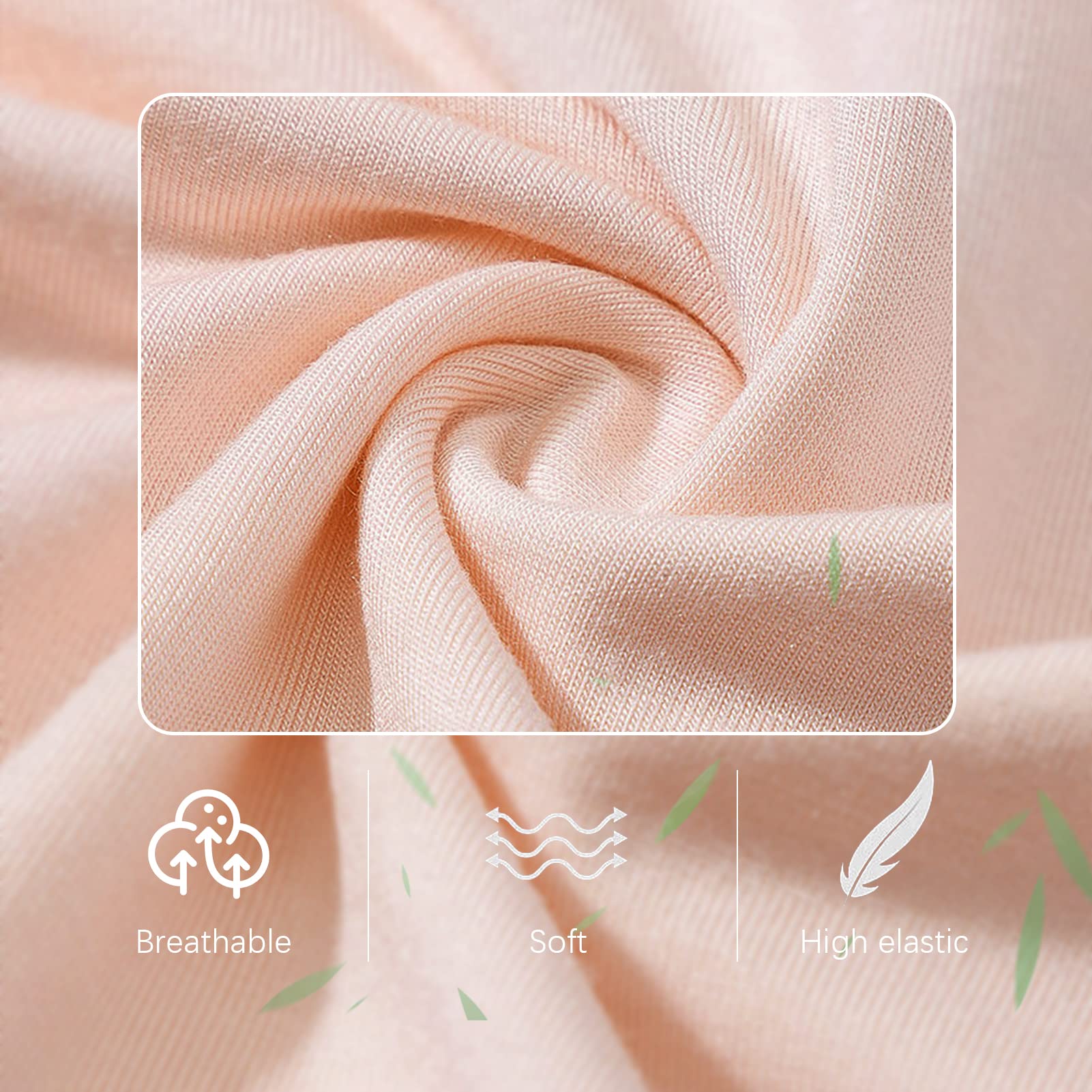 Jimonda Baby Bodysuits Rayon from Bamboo Short Sleeve Baby Boys Girls Rompers Soft Outfits Newborn Clothes (Sakura pollen&Rosered,18-24 Months)