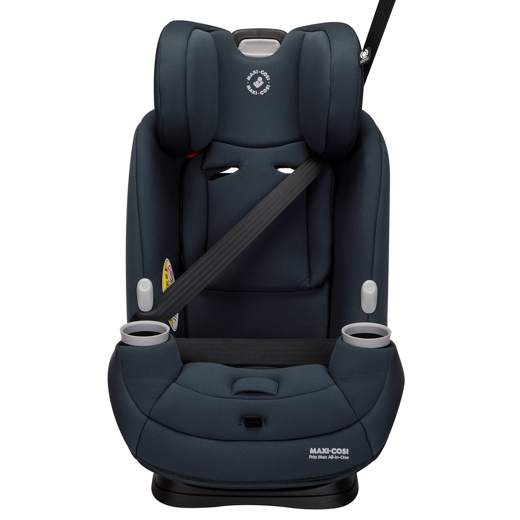 Maxi-Cosi Pria Max All-in-One Convertible Car Seat, Rear Facing Car Seat (4-40 lbs), Forward Facing Car Seat (22-65 lbs), High Back Booster Seat (40-100 lbs), Pure COSI, Essential Graphite