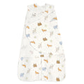 HALO 100% Cotton Sleepsack Swaddle, 3-Way Adjustable Wearable Blanket, TOG 1.5, Forest Friends, Newborn, 0-3 Months