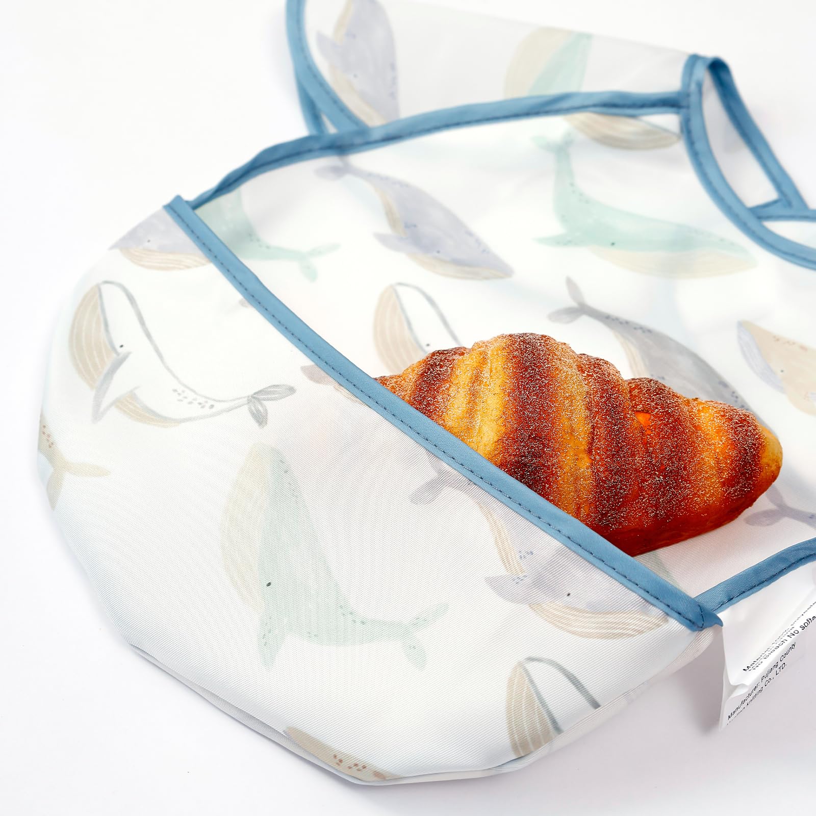 CoolaPeach 3Pack Mess Proof Lightweight Baby Bibs for Eating
