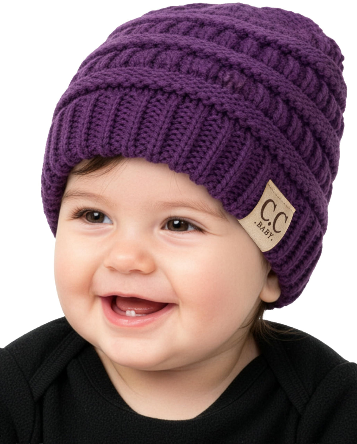 Funky Junque Baby Winter Hat – Cute Newborn Beanie, Infant Girl Hats 0–12 Months, Soft Knit Baby Beanies for Boys & Girls, Cozy Warm Stocking Stuffer Gift: Beige