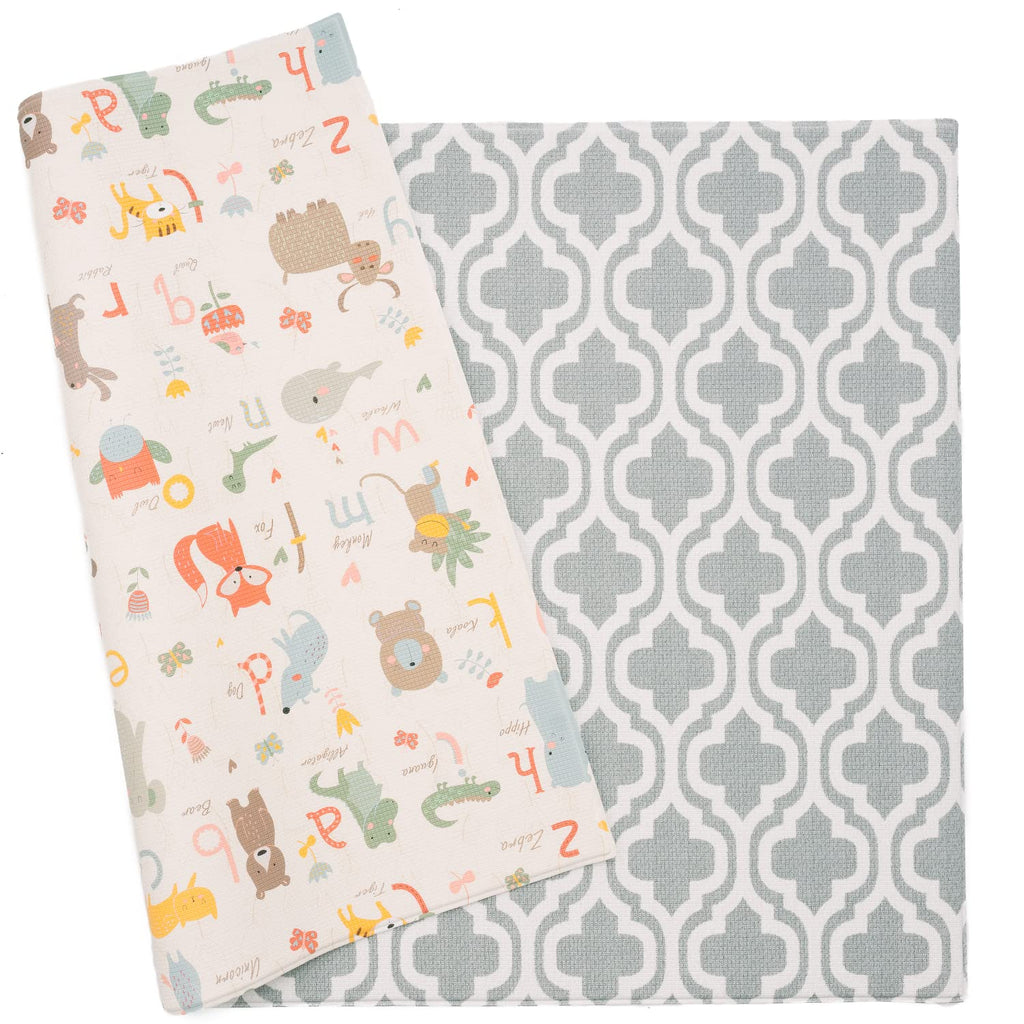 Baby Care Play Mat - Playful Collection (Busy Farm, Large) - Play Mat for Infants – Non-Toxic Baby Rug – Cushioned Baby Mat Waterproof Playmat – Reversible Double-Sided Kindergarten Mat