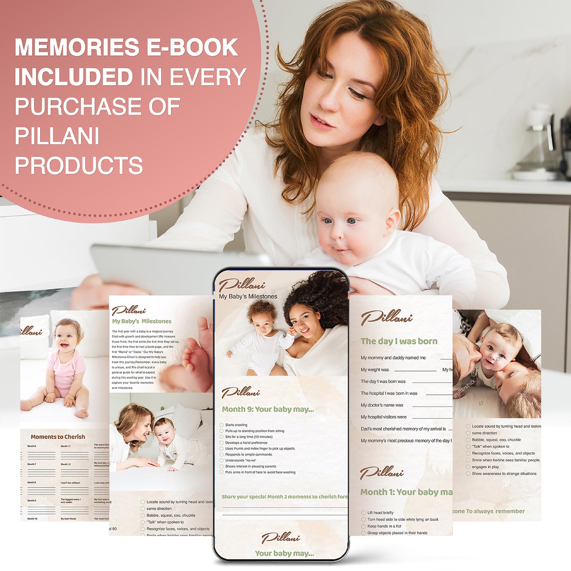 Nursing Pillow – Breastfeeding Pillows with Security Fence for Enhanced Support & Comfort – Removable Cotton Cover, Adjustable Waist Strap, Newborn Essentials Must Haves Baby Registry Search