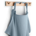 Comfy Cubs Muslin Nursing Cover, Pack of 1, 100% Muslin Breastfeeding Cover - Soft & Breathable Baby Nursing Scarf with Adjustable Neck Strap - Portable, Lightweight & Privacy Coverage - Pacific Blue