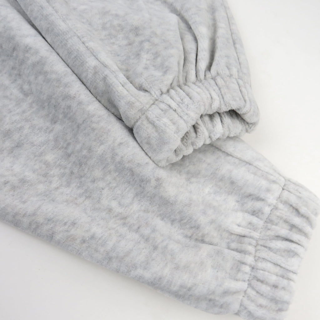 HonestBaby 2-Piece Cozy Velour Sweatshirt and Jogger Sweatpants Set 100% Organic Cotton for Toddler, Baby Boys, Girls, Light Gray Heather, 24 Months