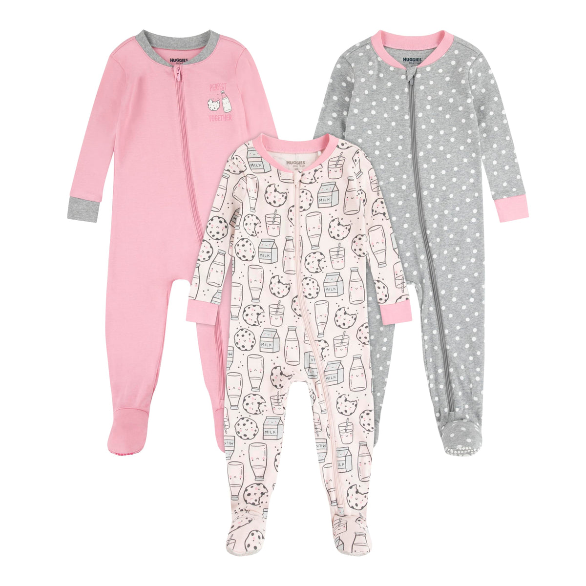 HUGGIES 3-Pack Footed Coverall
