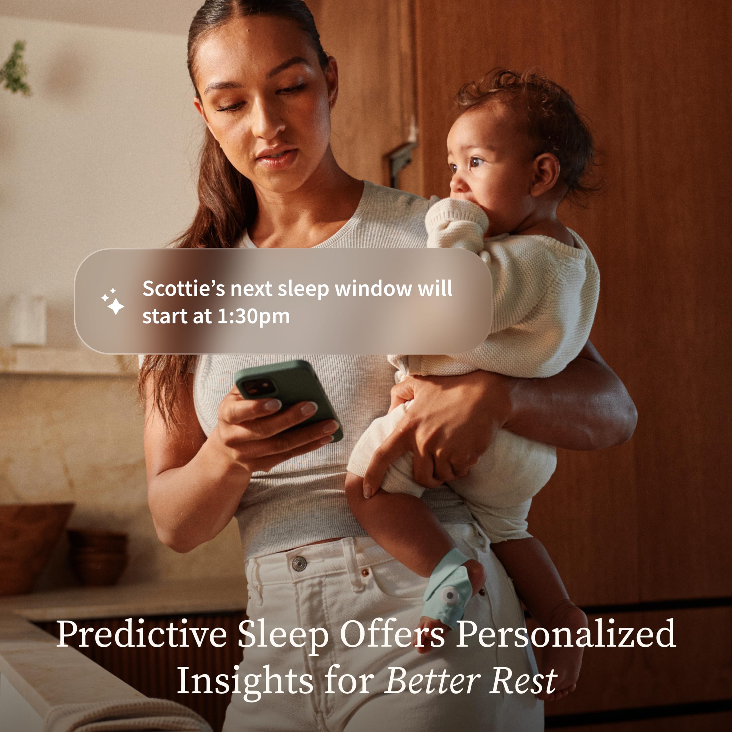 Owlet Dream Sock Smart Baby Monitor, Better Sleep for Baby & You