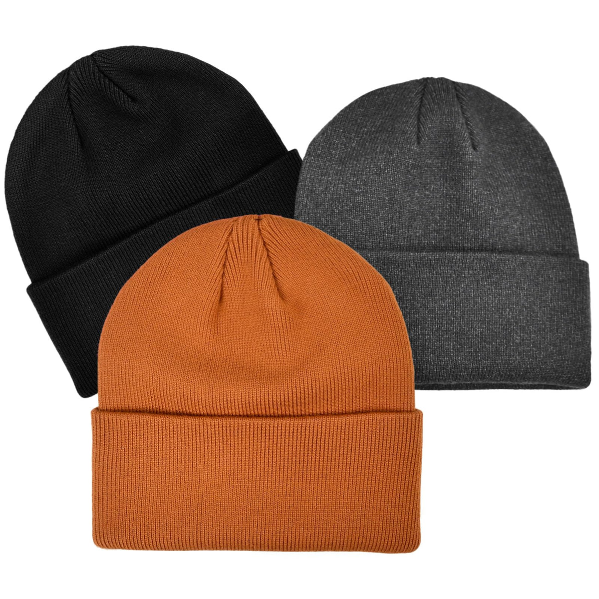 Rosoz Toddler Beanie Boys Girls Baby Knit Warm Beanies Kids Children Winter hat Caps