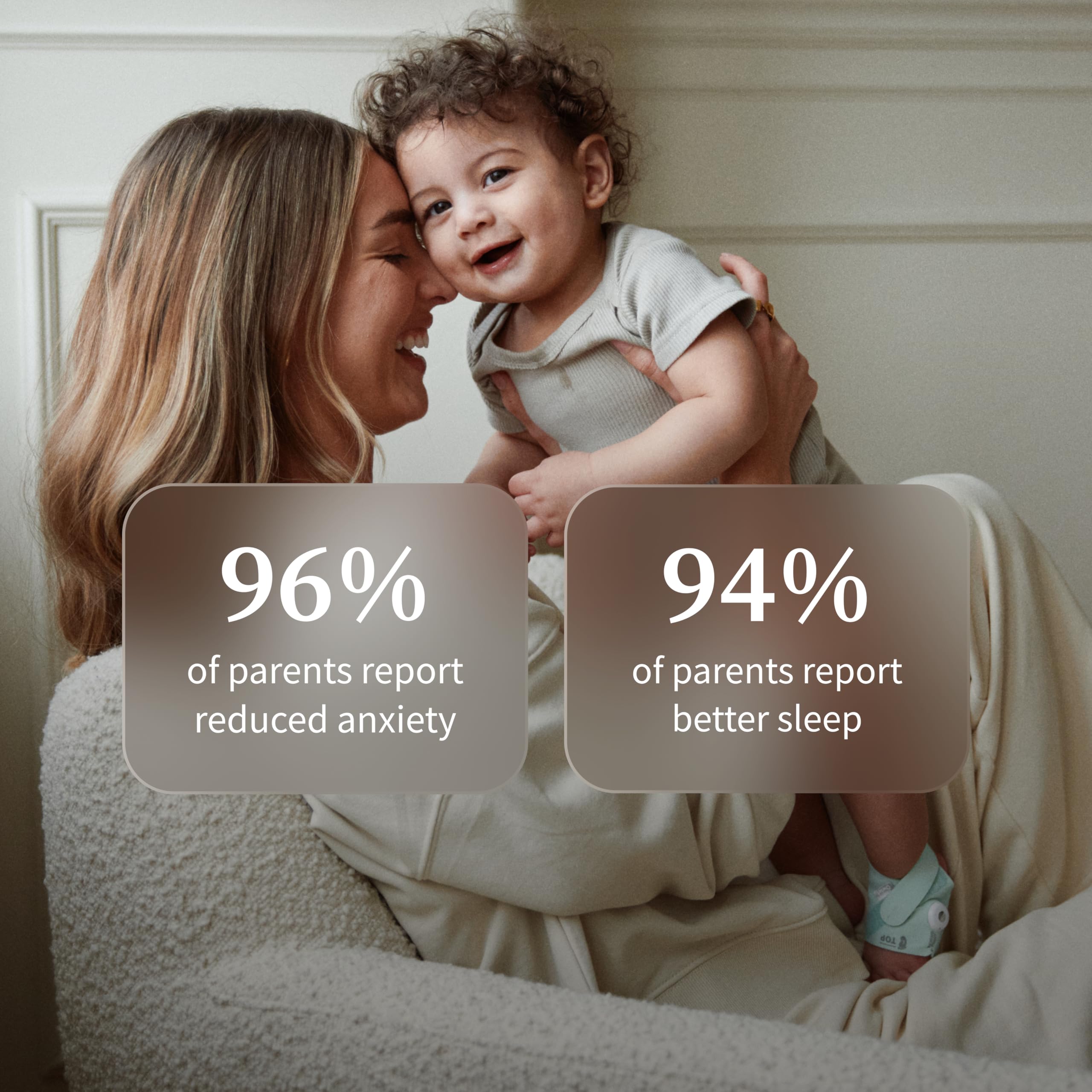 Owlet Dream Sock Smart Baby Monitor, Better Sleep for Baby & You