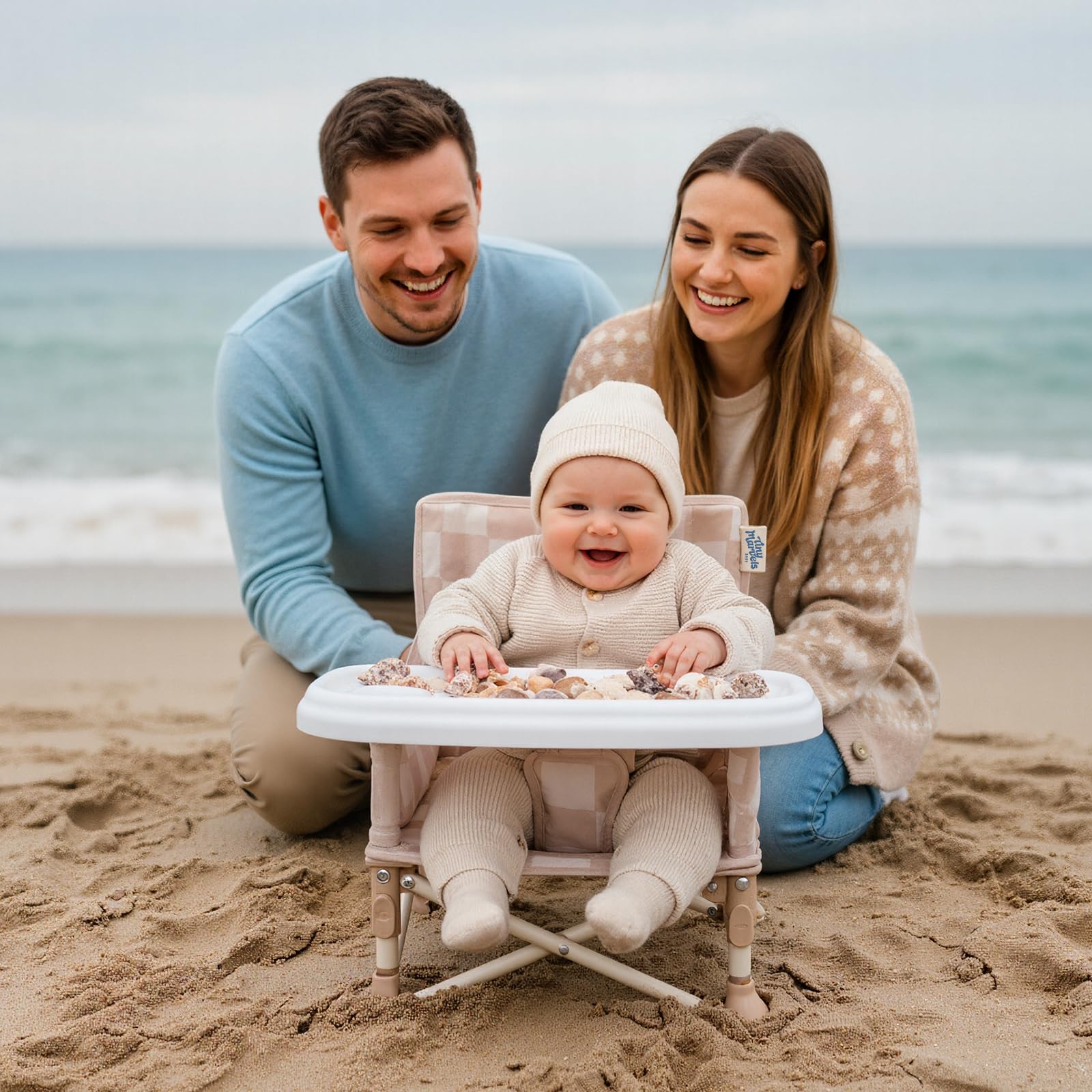 Tiny Marvels 3-in-1 Baby Chair, Portable & Foldable for Travel, Ages 6M-3Y