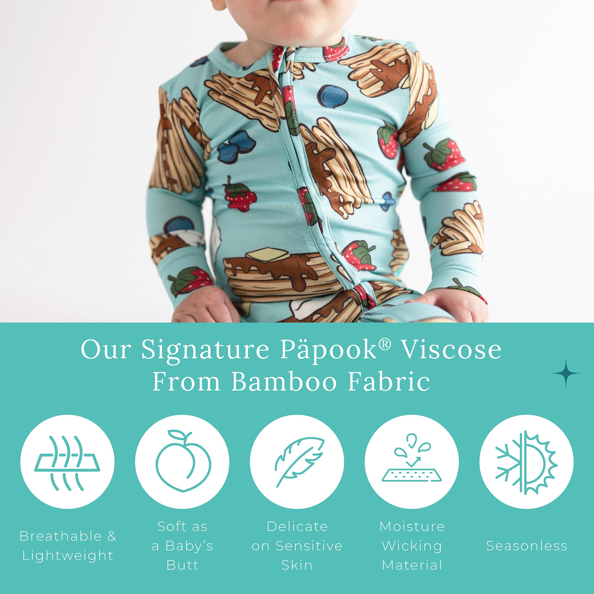 Posh Peanut Convertible Baby Sleepers, Boy Toddlers Footless Pajamas