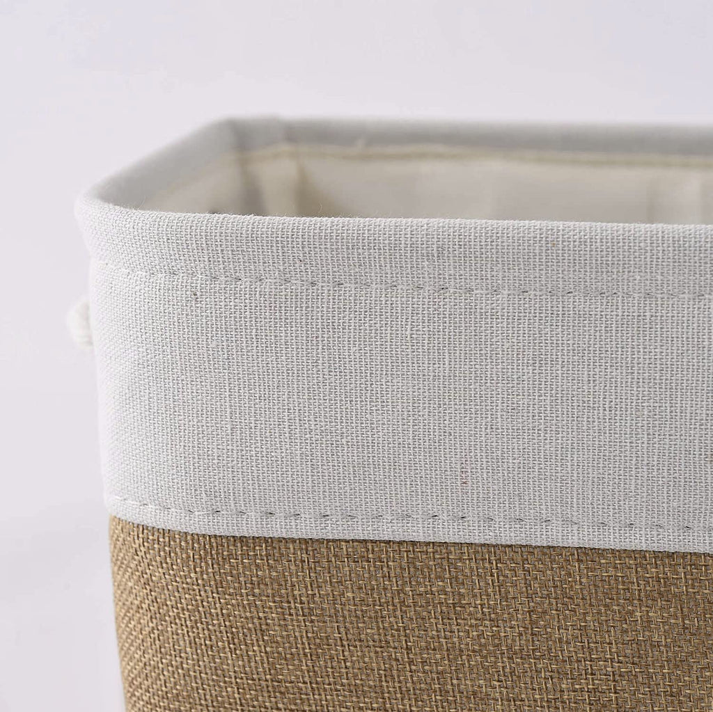 Sacyic Small Baskets for Organizing, [6 PCS] Collapsible Storage Baskets for Shelves, Storage Bins Boxes Cubes for Clothes Books