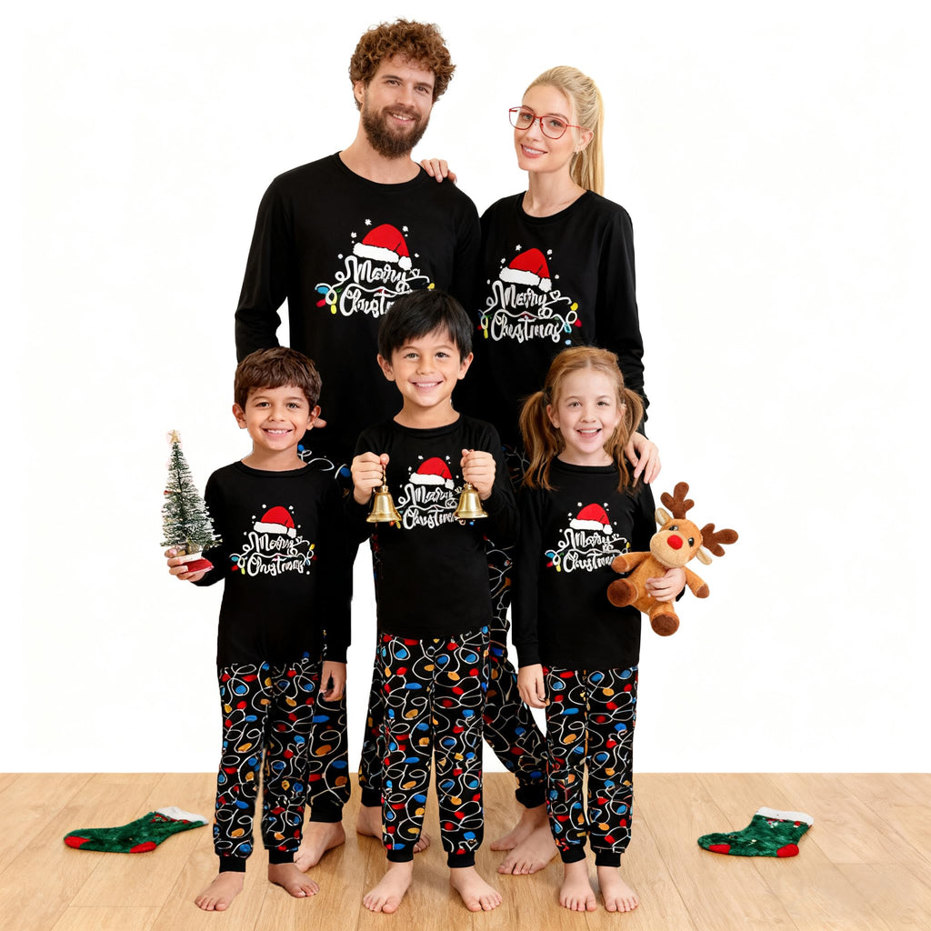 Awoscut Family Christmas Pajamas Matching Pajamas for Family, Xmas PJs Sets Holiday Sleepwear (on-23, Baby, 9 Months)