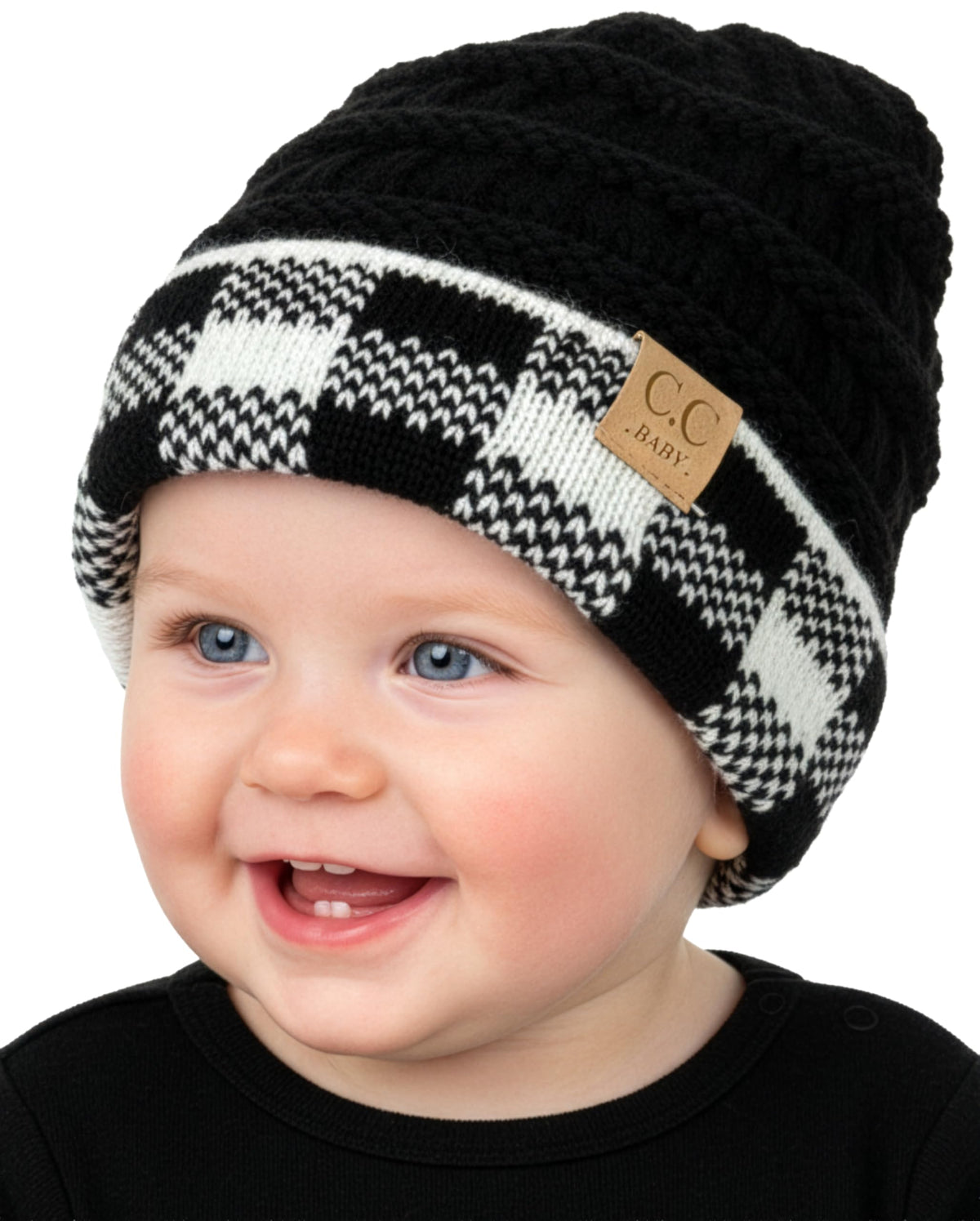 Funky Junque Baby Winter Hat – Cute Newborn Beanie, Infant Girl Hats 0–12 Months, Soft Knit Baby Beanies for Boys & Girls, Cozy Warm Stocking Stuffer Gift: Beige