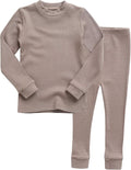 VAENAIT BABY 6M-12Y Infant Kids Toddler Junior Girls Soft Comfy Modal Tencel Shirring Sleepwear Pajamas 2pcs Set